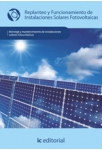 Replanteo y funcionamiento de instalaciones solares fotovoltaicas - UF0150