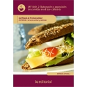 Elaboración y exposición de comidas en el bar-cafetería