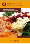 Preelaboraci&oacute;n y conservaci&oacute;n culinarias