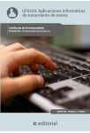 Aplicaciones inform&aacute;ticas de tratamiento de textos. ADGN0108