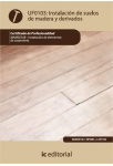 Instalaci&oacute;n de suelos de madera y derivados. MAMS0108