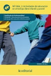 Actividades de educaci&oacute;n en el tiempo libre infantil  y juvenil