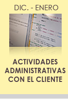 Actividades administrativas en la relación con el cliente