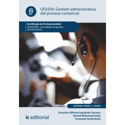 Gestión administrativa del proceso comercial. UF0350