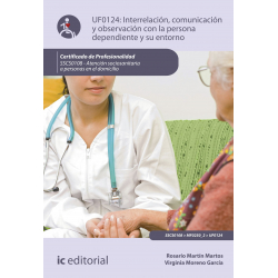 Interrelación, comunicación y observación con la persona dependiente y su entorno. SSCS0108