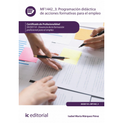 Programación didáctica de acciones formativas para el empleo. MF1442_3