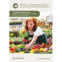 Operaciones básicas en viveros y centros de jardinería. MF0520_1 (2ª Ed.)