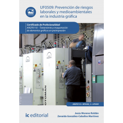 Prevención de riesgos laborales y medioambientales en la industria gráfica. ARGP0110