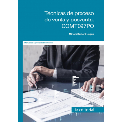 Técnicas de proceso de venta y posventa. COMT097PO