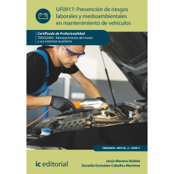 Prevención de riesgos laborales y medioambientales en mantenimiento de vehículos UF0917