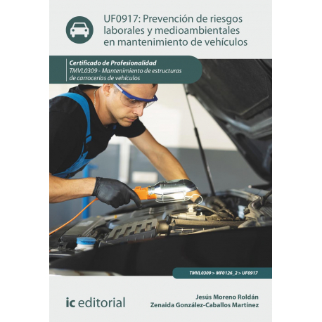 Prevención de riesgos laborales y medioambientales en mantenimiento de vehículos UF0917