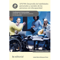 Desarrollo de habilidades personales y sociales de las personas con discapacidad. SSCG0109