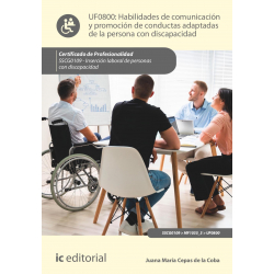 Habilidades de comunicación y promoción de conductas adaptadas de la persona con discapacidad. SSCG0109
