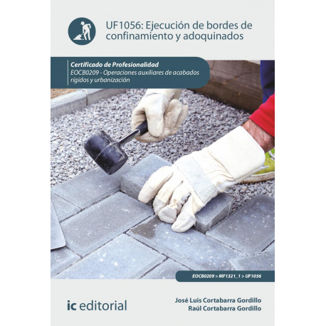 Ejecución de bordes de confinamiento y adoquinados. EOCB0209