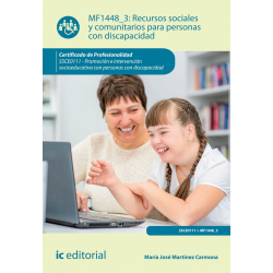 Recursos sociales y comunitarios para personas con discapacidad. MF1448_3