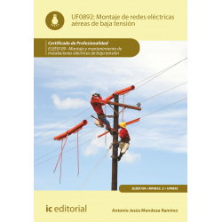 Montaje de redes eléctricas aéreas de baja tensión. ELEE0109