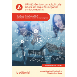 Gestión contable, fiscal y laboral de pequeños negocios o microempresas. UF1822