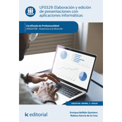 Elaboración y edición de presentaciones con aplicaciones informáticas. ADGG0108