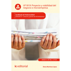 Proyecto y viabilidad del negocio o microempresa. UF1819