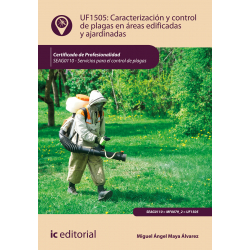Caracterización y control de plagas en áreas edificadas y ajardinadas. UF1505