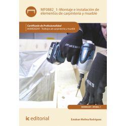 Montaje e instalación de elementos de carpintería y mueble MF0882_1 (2ª Ed.)