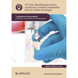Identificación de los productos y medios empleados para el control de plagas UF1503