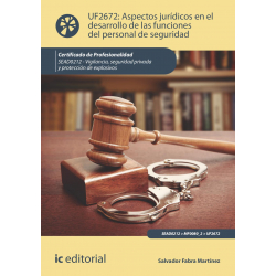 Aspectos jurídicos en el desarrollo de las funciones del personal de seguridad. UF2672