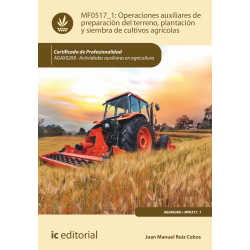 Operaciones auxiliares de preparación del terreno, plantación y siembra de cultivos agrícolas. AGAX0208 