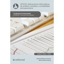 Aplicaciones informáticas de análisis contable y contabilidad presupuestaria. ADGN0108