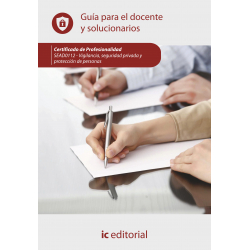 Vigilancia, seguridad privada y protección de personas. SEAD0112 - Guía para el docente y solucionarios