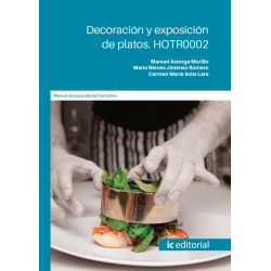 Decoración y exposición de platos. HOTR0002