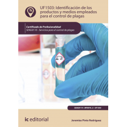 Identificación de los productos y medios empleados para el control de plagas. SEAG0110