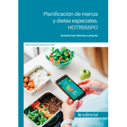 Planificación de menús y dietas especiales. HOTR055PO