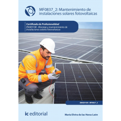 Mantenimiento de instalaciones solares fotovoltaicas MF0837_2