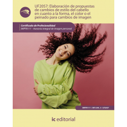Elaboración de propuestas de cambios de estilo del cabello en cuanto a la forma, el color o el peinado... UF2057