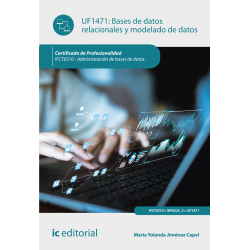 Bases de datos relacionales y modelado de datos. UF1471