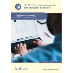 Elaboración de reseñas para productos editoriales UF1903