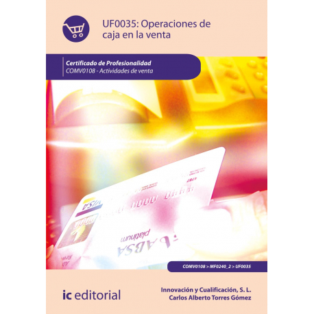 Operaciones de caja en la venta UF0035