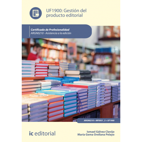 Gestión del producto editorial UF1900