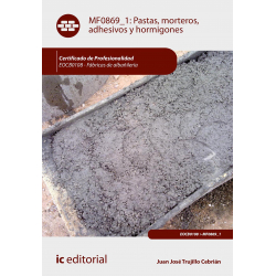 Pastas, morteros, adhesivos y hormigones. EOCB0108