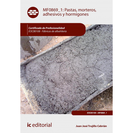 Pastas, morteros, adhesivos y hormigones. EOCB0108