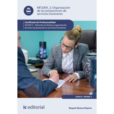 Organización de las prestaciones de servicios funerarios. SSCI0312