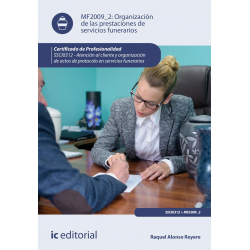 Organización de las prestaciones de servicios funerarios. MF2009_2