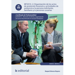 Organización de los actos de protocolo funerario. MF2010_2