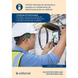 Montaje de elementos y equipos en instalaciones de telecomunicaciones en edificios. ELES0208