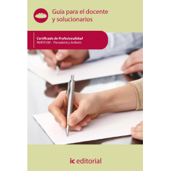 Panadería y bollería. INAF0108 - Guía para el docente y solucionarios