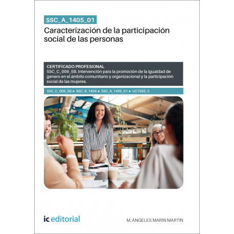 SSC_A_1405_01. Caracterización de la participación social de las personas