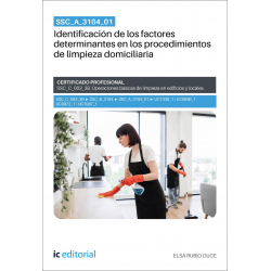 SSC_A_3104_01. Identificación de los factores determinantes en los procedimientos de limpieza domiciliaria