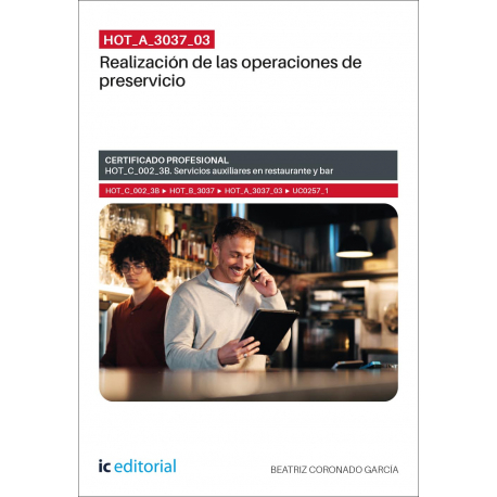 HOT_A_3037_03. Realización de las operaciones de preservicio