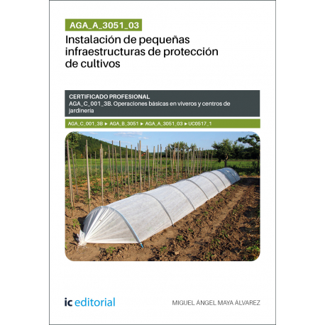Instalación de pequeñas infraestructuras de protección de cultivos. AGA_A_3051_03